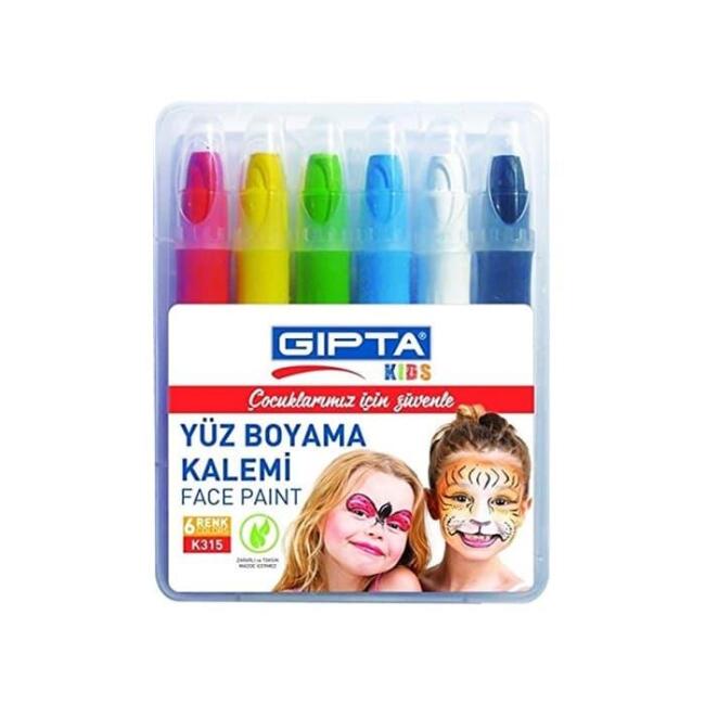 Gıpta Jel Yüz Boyası 6Lı N:K315 - 1