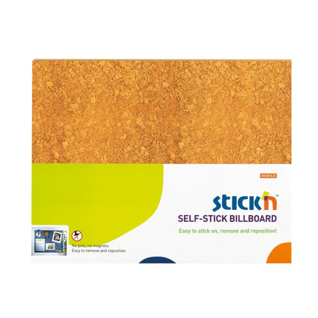 Gıpta Yapışkanlı Mantar Pano 58X46Cm KahveRengi N:23023 - 2