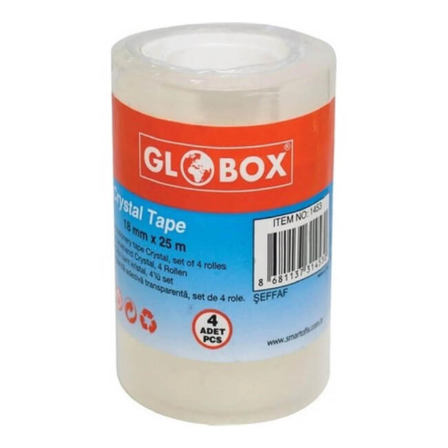 Globox Kristal Bant 18 mm 25 Metre 4lü 1453 - 1