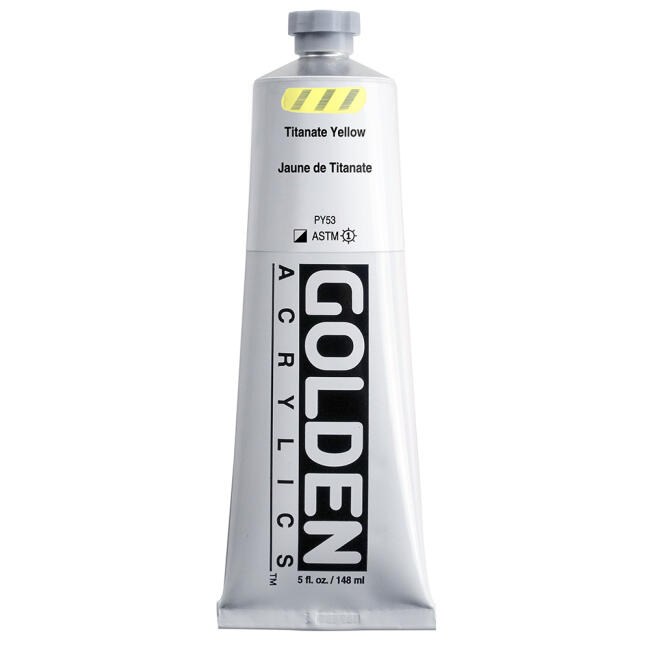Golden Heavy Body Akrilik Boya 148 ml Seri 1 Titanate Yellow 1375 - 1