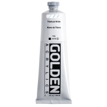 Golden Heavy Body Akrilik Boya 148 ml Seri 1 Titanium White 1380 - Golden