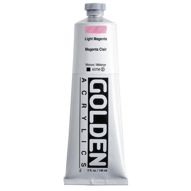 Golden Heavy Body Akrilik Boya 148 ml Seri 2 Light Magenta 1562 - 1