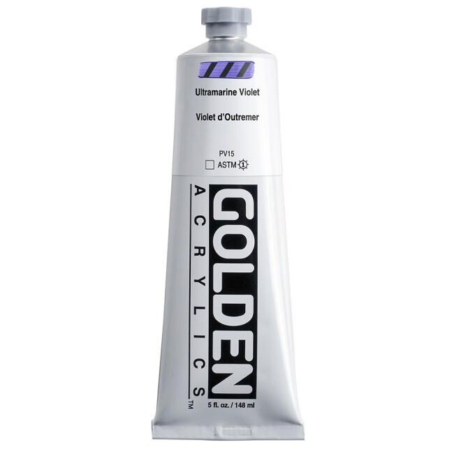 Golden Heavy Body Akrilik Boya 148 ml Seri 4 Ultramarine Violet 1401 - 1