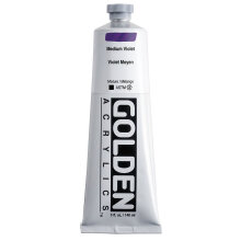 Golden Heavy Body Akrilik Boya 148 ml Seri 6 Medium Violet 1572 - Golden
