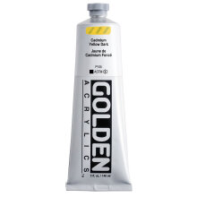 Golden Heavy Body Akrilik Boya 148 ml Seri 7 Cadmium Yellow Dark 1110 - Golden