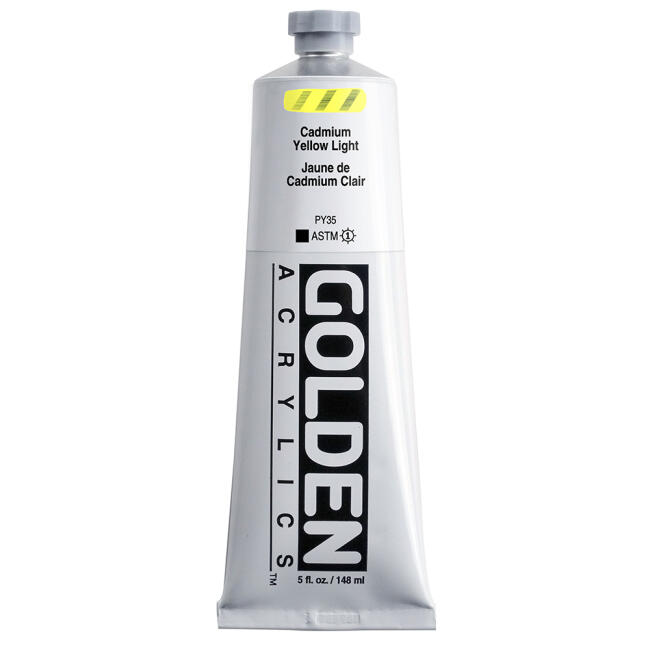 Golden Heavy Body Akrilik Boya 148 ml Seri 7 Cadmium Yellow Light 1120 - 1
