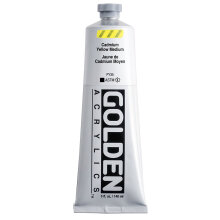 Golden Heavy Body Akrilik Boya 148 ml Seri 7 Cadmium Yellow Medium 1130 - Golden