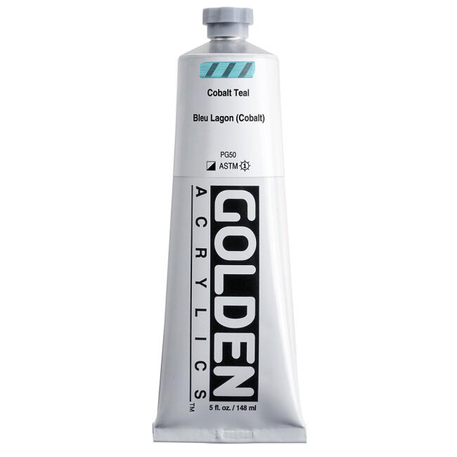 Golden Heavy Body Akrilik Boya 148 ml Seri 7 Cobalt Teal 1145 - 1