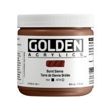Golden Heavy Body Akrilik Boya 473 ml Seri 1 Burnt Sienna 1020 - Golden