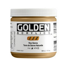 Golden Heavy Body Akrilik Boya 473 ml Seri 1 Raw Sienna 1340 - Golden