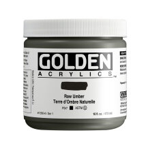 Golden Heavy Body Akrilik Boya 473 ml Seri 1 Raw Umber 1350 - Golden