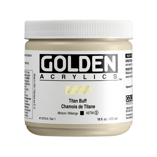 Golden Heavy Body Akrilik Boya 473 ml Seri 1 Titan Buff 1370 - 1
