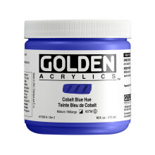 Golden Heavy Body Akrilik Boya 473 ml Seri 2 Cobalt Blue Hue 1556 - Golden