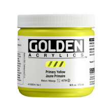 Golden Heavy Body Akrilik Boya 473 ml Seri 2 Primary Yellow 1530 - Golden
