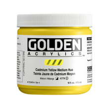 Golden Heavy Body Akrilik Boya 473 ml Seri 4 Cadmium Yellow Medium Hue 1554 - Golden