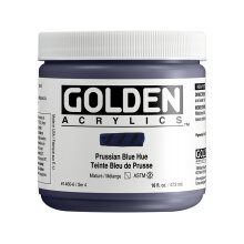 Golden Heavy Body Akrilik Boya 473 ml Seri 4 Prussian Blue Hue 1460 - Golden