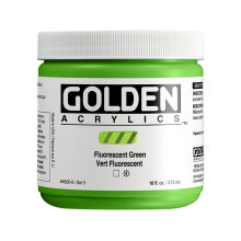 Golden Heavy Body Akrilik Boya 473 ml Seri 5 Fluorescent Green 4620 - Golden