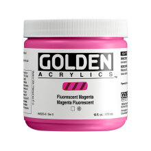 Golden Heavy Body Akrilik Boya 473 ml Seri 5 Fluorescent Magenta 4625 - Golden