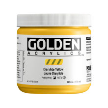 Golden Heavy Body Akrilik Boya 473 ml Seri 6 Diarylide Yellow 1147 - Golden