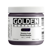 Golden Heavy Body Akrilik Boya 473 ml Seri 6 Dioxazine Purple 1150 - Golden