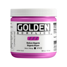 Golden Heavy Body Akrilik Boya 473 ml Seri 6 Medium Magenta 1570 - Golden
