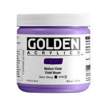 Golden Heavy Body Akrilik Boya 473 ml Seri 6 Medium Violet 1572 - Golden