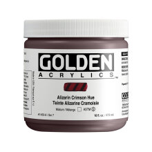 Golden Heavy Body Akrilik Boya 473 ml Seri 7 Alizarin Crimson Hue 1450 - Golden