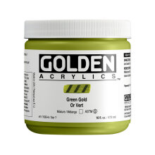 Golden Heavy Body Akrilik Boya 473 ml Seri 7 Green Gold 1170 - Golden