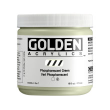 Golden Heavy Body Akrilik Boya 473 ml Seri 7 Phosphorescent Green 4900 - 1