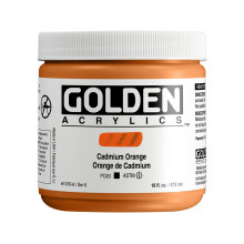 Golden Heavy Body Akrilik Boya 473 ml Seri 8 Cadmium Orange 1070 - Golden