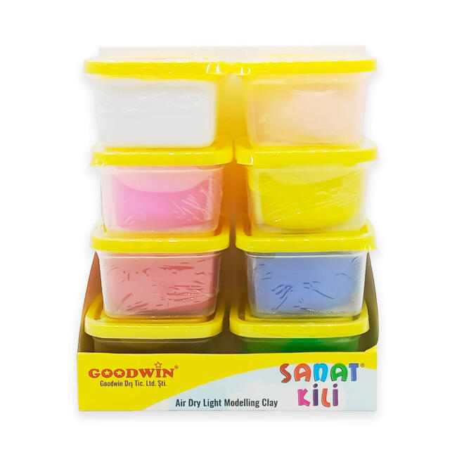 Goodwin Sanat Kili Seti 40 gr 8 Renk GW-SET8 - 1