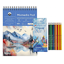 Gvn Art Aquarell 12 li starter set ST9 - Gvn Art