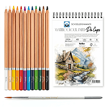 Gvn Art Aquarell Sulu boya kalemi Pro Set 12 li ST15 - Gvn Art