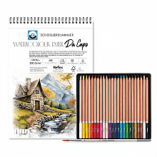 Gvn Art Aquarell Suluboya kalem Metal Kutu Pro set ST16-1 - Gvn Art
