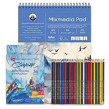Gvn Art Aquarell Suluboya Kalemş Starter set 36 lı ST11 - Gvn Art