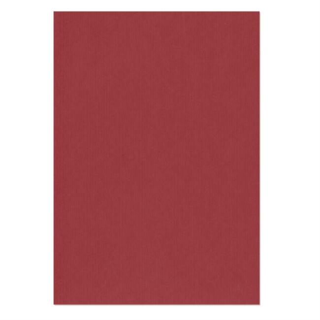 Gvn Art Çizgili Desenli Kağıt Kırmızı A4 270 g - 1