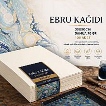Ebru Kağıdı 35x50 cm Şamua 70Gr 100Ad - 1
