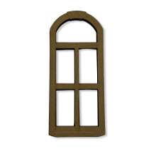 Gvn Art Maket 1:50 Ölçek Kemerli Pencere 25x53 mm 4 Adet - Demirkol Maket