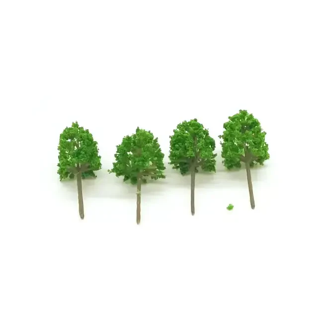 Gvn Art Maket Ağaç 6 cm Açık Yeşil 4'lü AS000103 - İdora