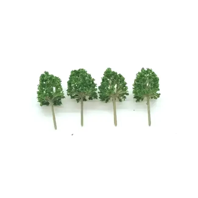 Gvn Art Maket Ağaç 6 cm Yeşil 4'lü AS000102 - Gvn Art