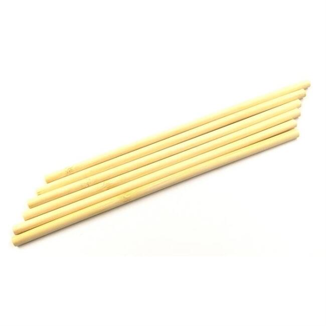 Gvn Art Maket Bambu Çıta Yuvarlak 6 mm 22 cm 6’lı - 1