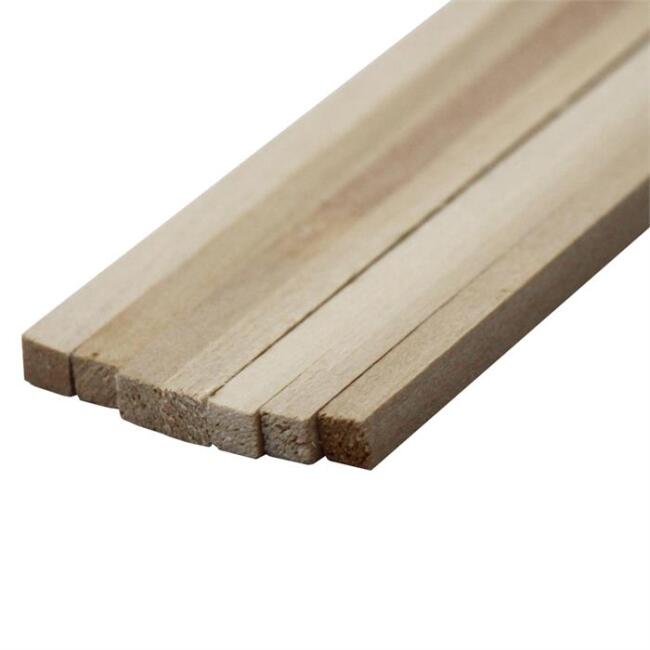 Gvn Art Maket Ihlamur Kare Çıta 3 mm 50 cm 10 Adet - 1