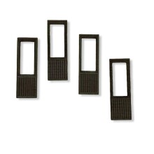Gvn Art Maket Kapı 1:100 Ölçek 1 Çerçeveli 10x25 mm 4 adet N KP-522 - Demirkol Maket