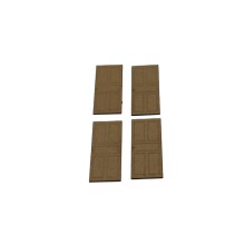Gvn Art Maket Kapı 1:30 Ölçek 4+1 Çerçeveli 30x75 mm 4 Adet N:KP-544 - Demirkol Maket