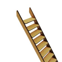 Gvn Art Maket Merdiven 1:30 Ölçek Ölçek 8 Basamaklı 30x125mm - Gvn Art