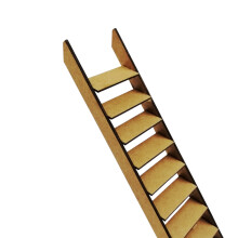 Gvn Art Maket Merdiven 1:30 Ölçek Ölçek 8 Basamaklı 30x125mm - Gvn Art (1)