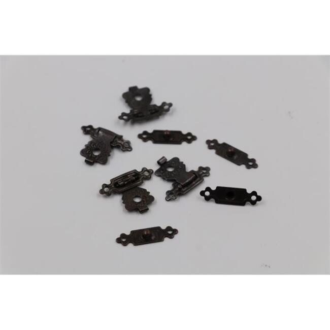 Gvn Art Maket Sandık Tavla Menteşesi Klipsli 22 mm Siyah N:1 - 1