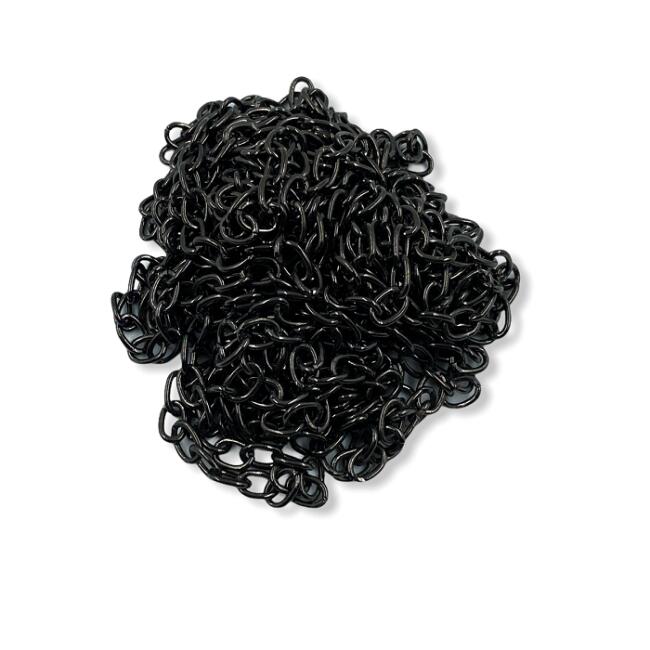 Gvn Art Maket Siyah Çapraz Zincir 2.5x3.75 mm 3 m - 1