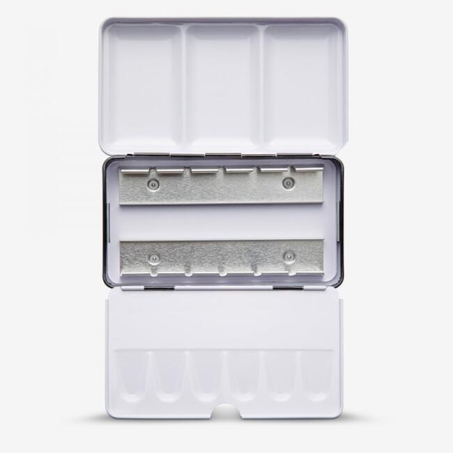 Gvn Art Metal Suluboya Kutusu ve Paleti 12'li TH-12 - 2