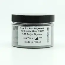 Gvn Art Pro Art Toz Pigment 150 ml Anthracite Gray - Gvn Art (1)